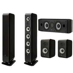 Boston Acoustics M340 5.0 Home Theater Speaker System M340 M25b & Mcenter