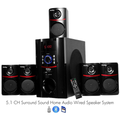 Frisby Fs 5010bt 5.1 Surround Sound Home Theater Speakers System With Bluetooth
