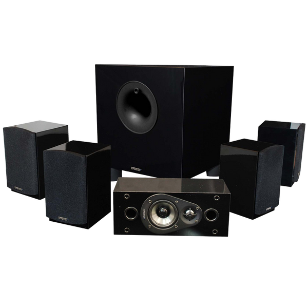 Energy 5.1 Take Classic Home Theater System Set Of Six Black