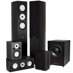 Fluance Xlhtb Dw High Performance 5.1 Speaker Surround Sound Home Theater System